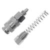 1Pcs with Protective Spring Pneumatic Quick Coupling Standard EU SP PP 20 30 40 Air Hose Connector Iron Plated Nickel
