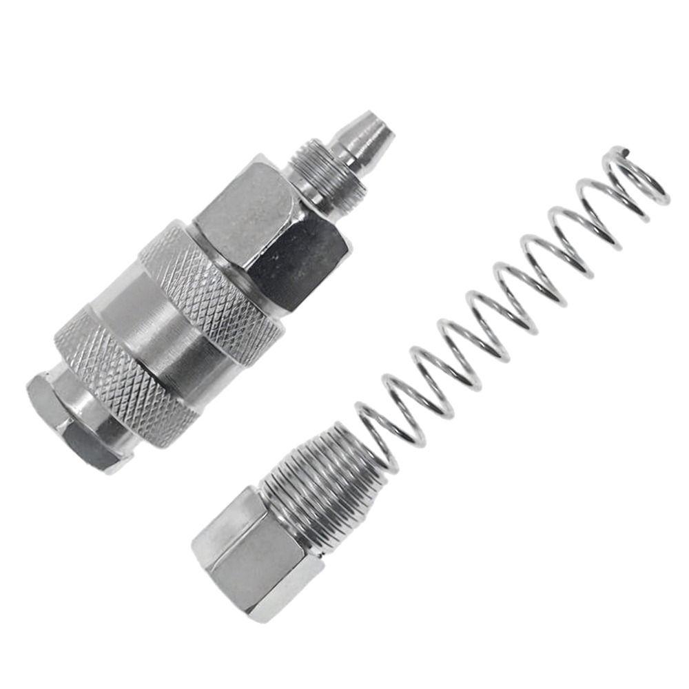 1Pcs with Protective Spring Pneumatic Quick Coupling Standard EU SP PP 20 30 40 Air Hose Connector Iron Plated Nickel
