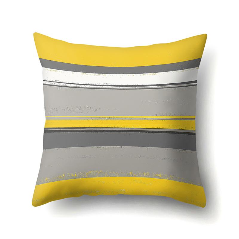 Polyester Kissenbezug Bedruckte Dekoration Sonnenblume Frühling und Herbst Heim Kissenbezug Auto Kissenbezug Nachttisch Kissenbezug