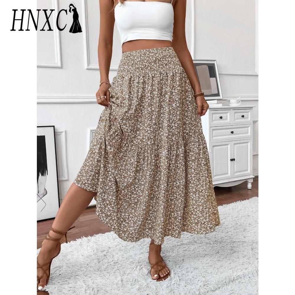 

HNXC Женская Модная Повседневная Летняя Весенняя Юбка XL хаки