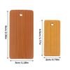 10/20Pcs Unfinished Wood Tags Natural Bamboo Blanks Tags Square Tag For Diy Craft Bookmarks Hanging Tags Party Gifts