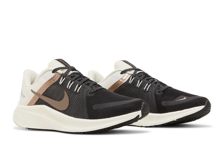Nike Wmns Quest 4 Premium 'Black Metallic Copper Coin' Sneakers