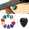 10-100PCS Guitar Picks Set Plectrum Mediator Celluloid Electric Smooth Guitar Picks Bass Acoustic Electric Guitar Accessories