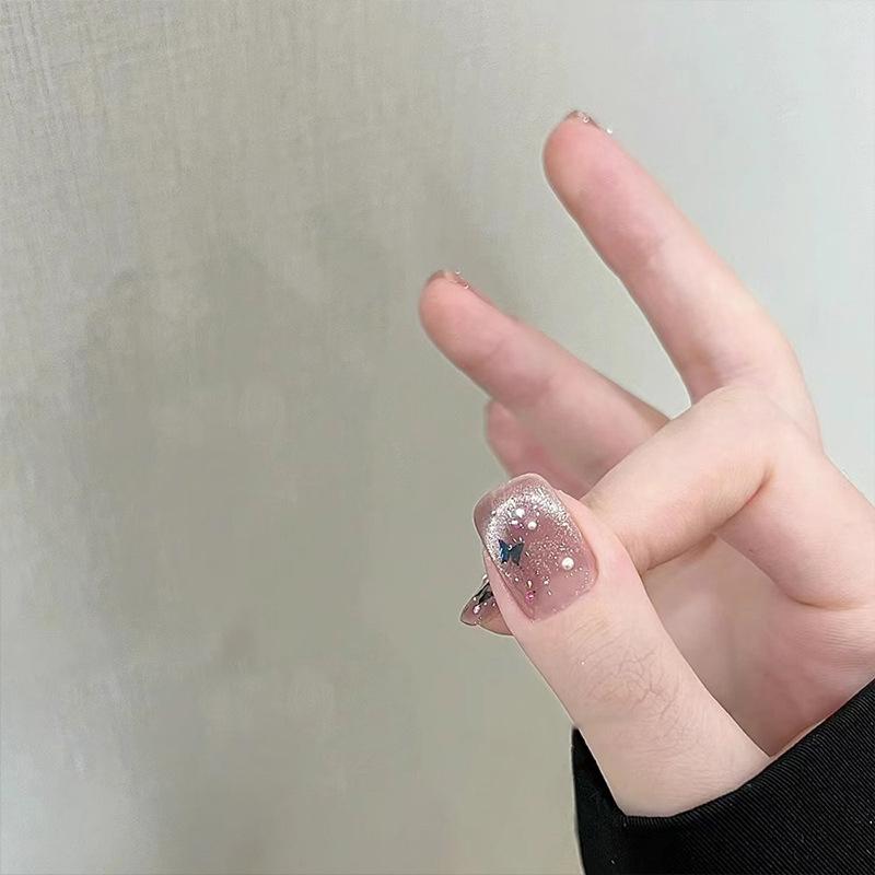12 Bölmeli/Kutu Tırnak Güçlendirme Kelebek Payetler Ultra İnce Yıldız Fiyonk Şekilleri Simli Degrade Tırnak Sanatı Dekorasyonları Aksesuarları