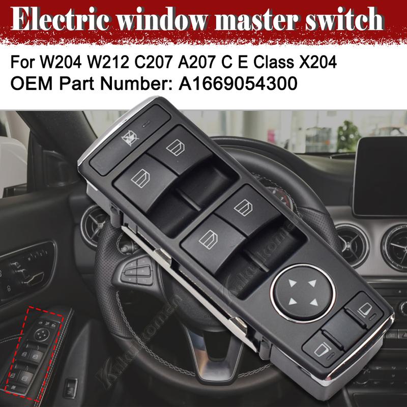 Auto Parts For Mercedes-Benz B ML G GL GLA Class 2013 2014 2015 2016 A1669054300 Electric Power Master Window Switch A1669054400