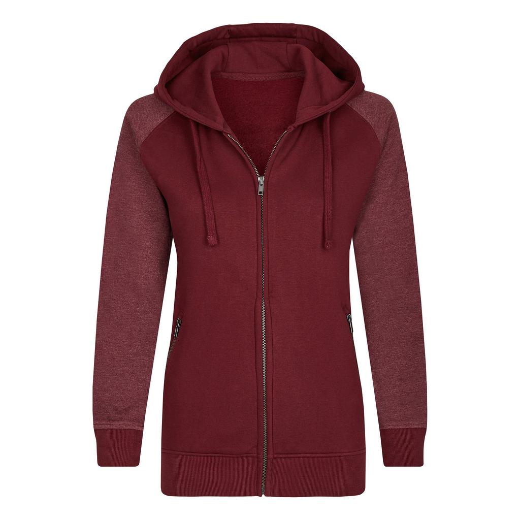 Miners Mate Womens/Ladies My Mate Heather Full Zip Hoodie