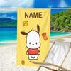 1pc Pochacco1 Beach Towel with Custom Name, Beach/Swimming/Bath/Picnic/Camping Towel, Suitable for Seaside Beaches