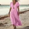 New loose holiday style casual dress summer