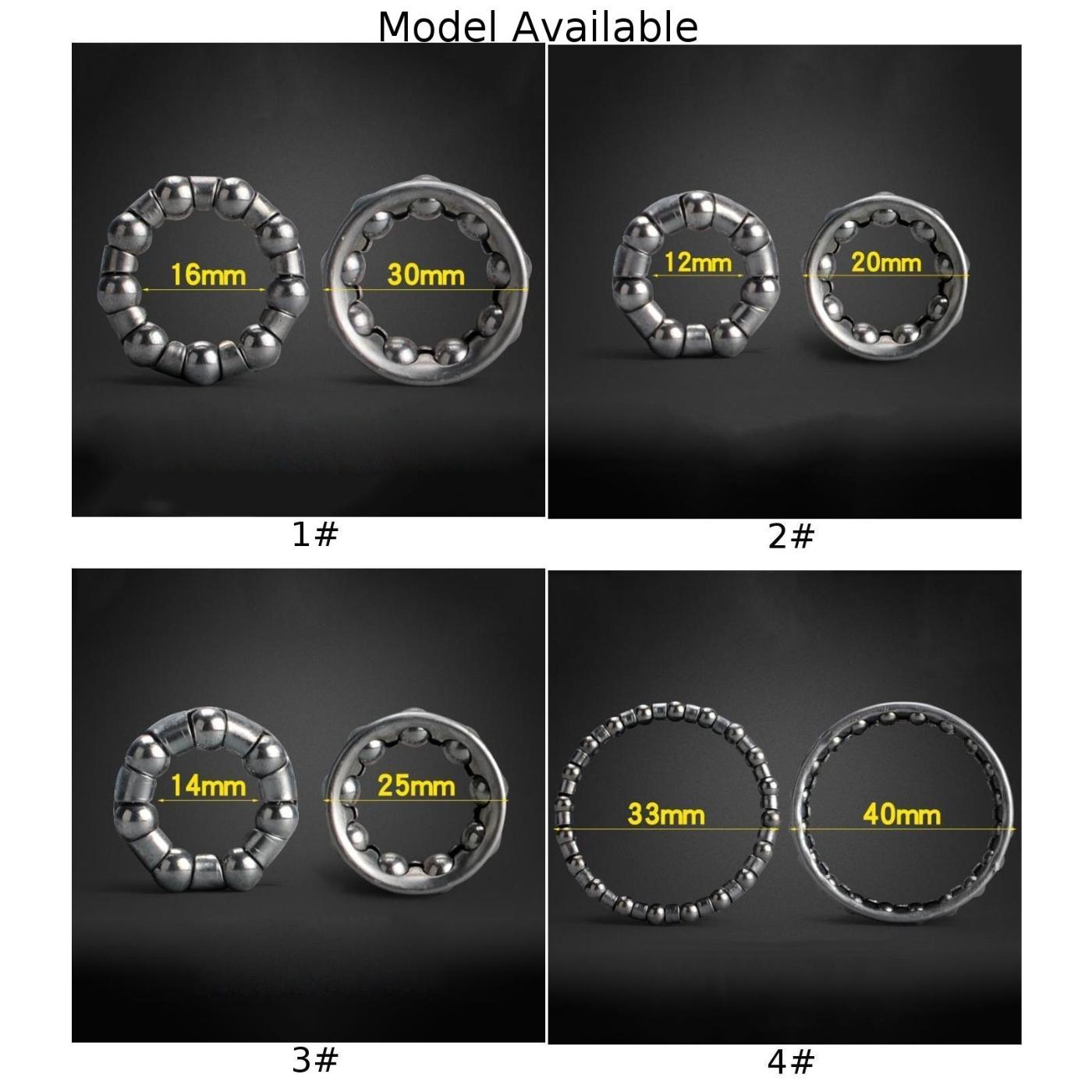 Honseadek Lot De 2 Roulements à Billes Casque Vélo - Réparation VTT Route Diamètres 20-40mm