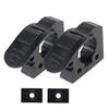 Rubber Clamp Mount Fits 1"~1.5" Diameter Tools 2pcs Handle Keeper Rubber Handle Keeper Clamp Mount Bracket Shovel Holder Mount Quick-Release