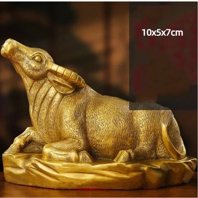 

12 Фигурок Животных Китайского Зодиака из Латуни – Настольные Украшения для Дома или Офиса 02-L