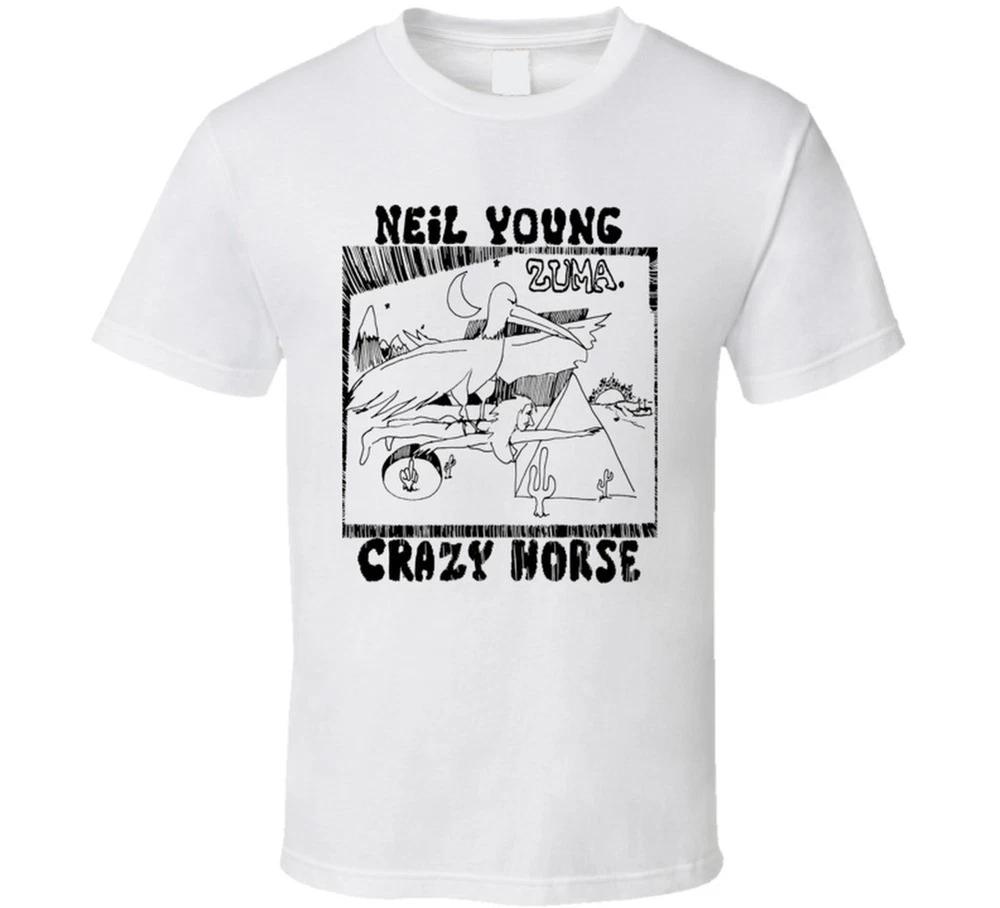 Neil Young Crazy Horse Zuma White TShirt S