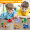 5in 1 Dinosaur Transforming Toys for Boys Dinosaur Car Action Figures Transform Dino Robot Children Educational Fine Motor Skill Take Apart Toys