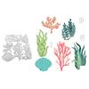 Sea Creatures Theme Metal Die Cuts Cutting Dies Cut Stencils for DIY Embossing Paper Leather Scrapbooking Card Making