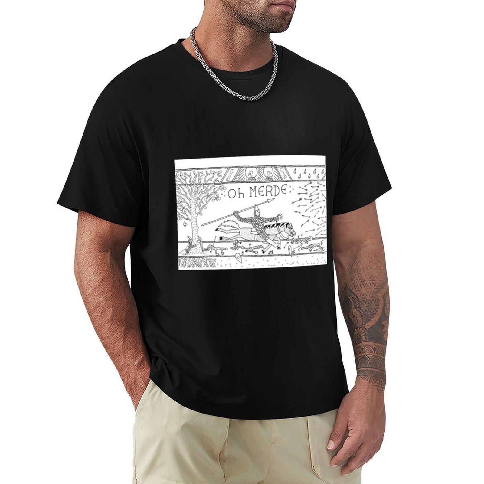 

Oh Merde The Adventures of Norman Part I TShirt summer shirt vintage anime shirt Tshirt men 4XL