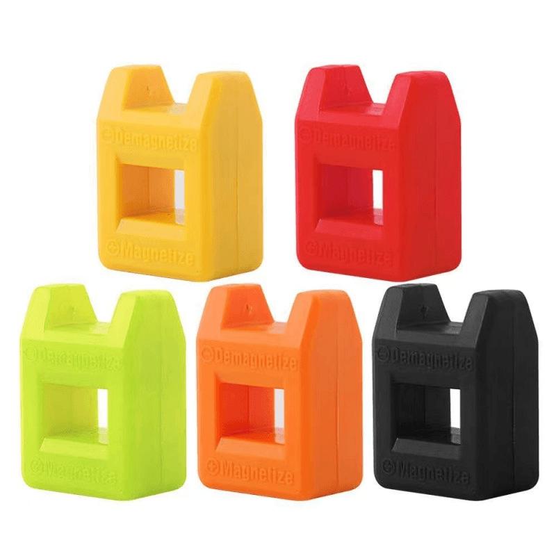 Large Fast-Recharge Screwdriver Bit Magnetizer/Demagnetizer with Strong Magnetic Ring
