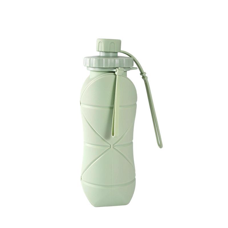 Silikonowe Składane Kubki Przenośny Teleskopowy Kubek Sportowy na Zewnątrz 600ml Duża Pojemność Podróżny Kubek na Wodę