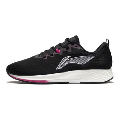Li Ning Red Rabbit 4 Racing Schokabsorptie Duurzaam Laag Uitgesneden Hardloopschoenen Dames Hardloopschoenen Zwart ARMS006-2