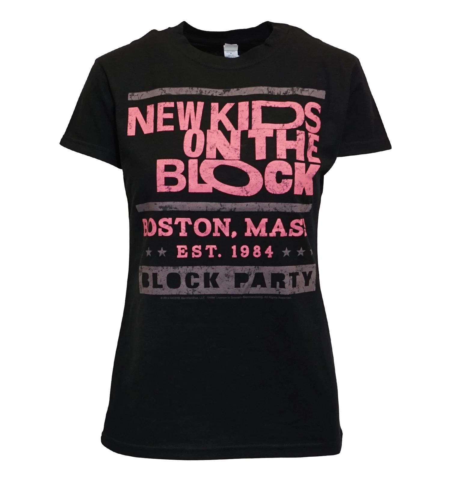 

NEW KIDS ON THE BLOCK LADIES BLACK T SHIRT S