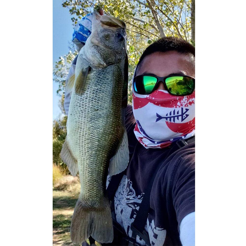 Bassdash Neck Gaiter, UV Protection, UPF 50+, Neck Guard, Road Bike Face , Sports, Neck Warmer, Fishing, Cycling , Unisex