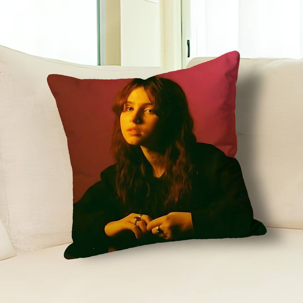 Singer C-Clairo Charm Polyester Printed Pillow Cover Square 30 40 45 50 60 65 cm Soft for Sofa Bed Car Home Decor