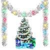 New Year's Color Strip with Light Indoor/Outdoor Xmas Tree Hanging Ornament  For Tree