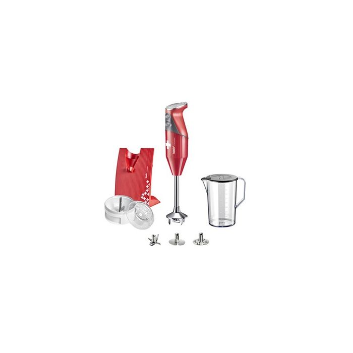 Stabmixer - bamix - m200 swissline - 200w - rot - multifunktional