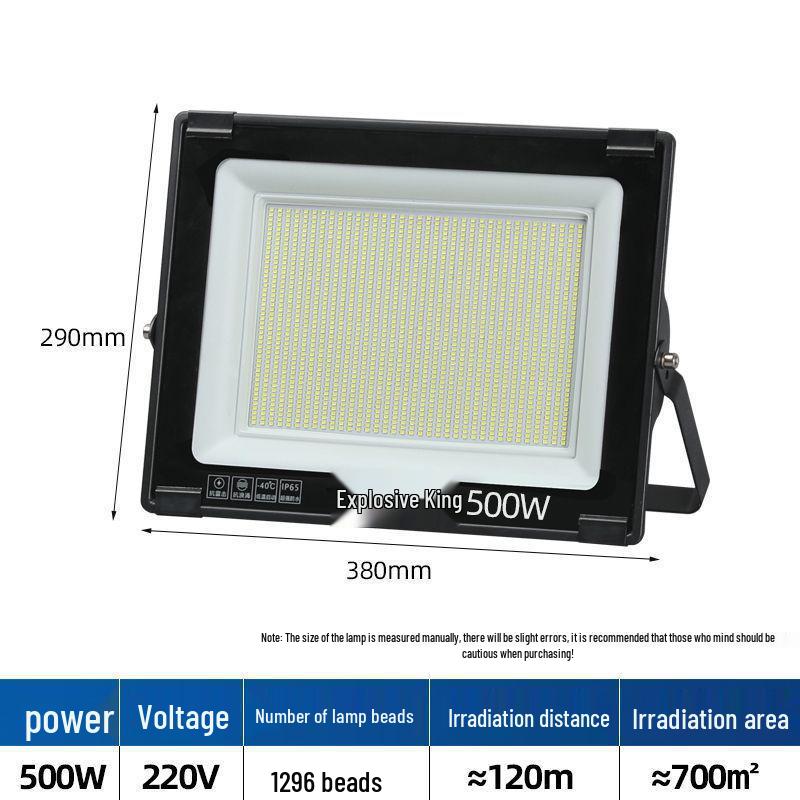 LED Waterproof Outdoor Spotlight Floodlight for Advertising and Courtyard Lighting