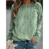 GMXIA Spring and Autumn Women's Retro Casual Fashion Crewneck National Style Hoodie