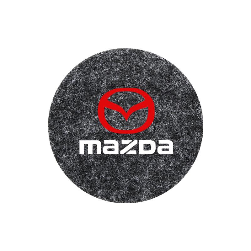 

Car Car Interior Accessories Anti-Slip Cup Pad For Mazda 2 3 5 6 8 CX-5 CX-7 CX-9 MX-5 ATENZA Car Coasters Cup Holder Mats