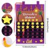 DIY Eid Mubarak Felt Ramadan Calendar With Pocket for Kids Gifts Countdown Calendrier Ramadan 2025 Kareem Muslim Party Decor