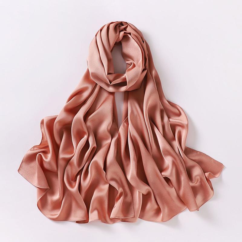 Spring Muslim Modal Chiffon Jersey Hijab for Women Plain Soft Shawls Scarves Big Size Headscarf Islamic Turban Headband Abaya