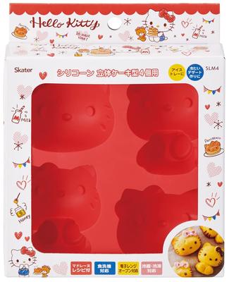 Skater Silicone Mini Madeleine Cake Hello Kitty Snack Mold, Mold, Time, Sanrio, SLM4-A