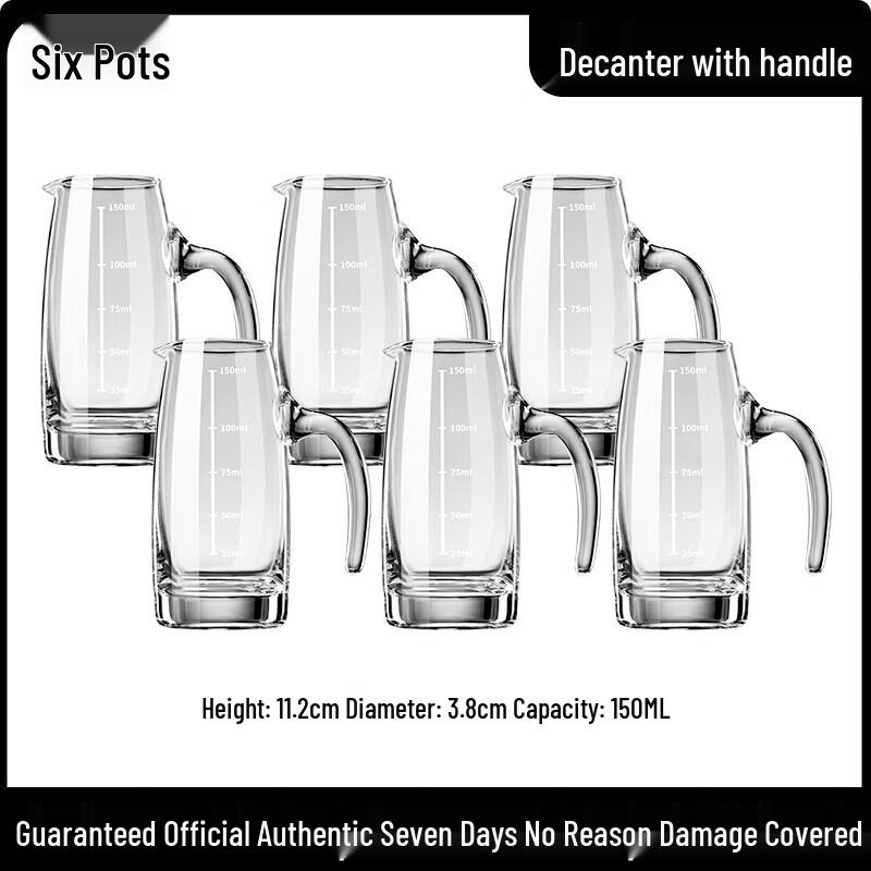 Elegant Glass Liquor Decanter Set