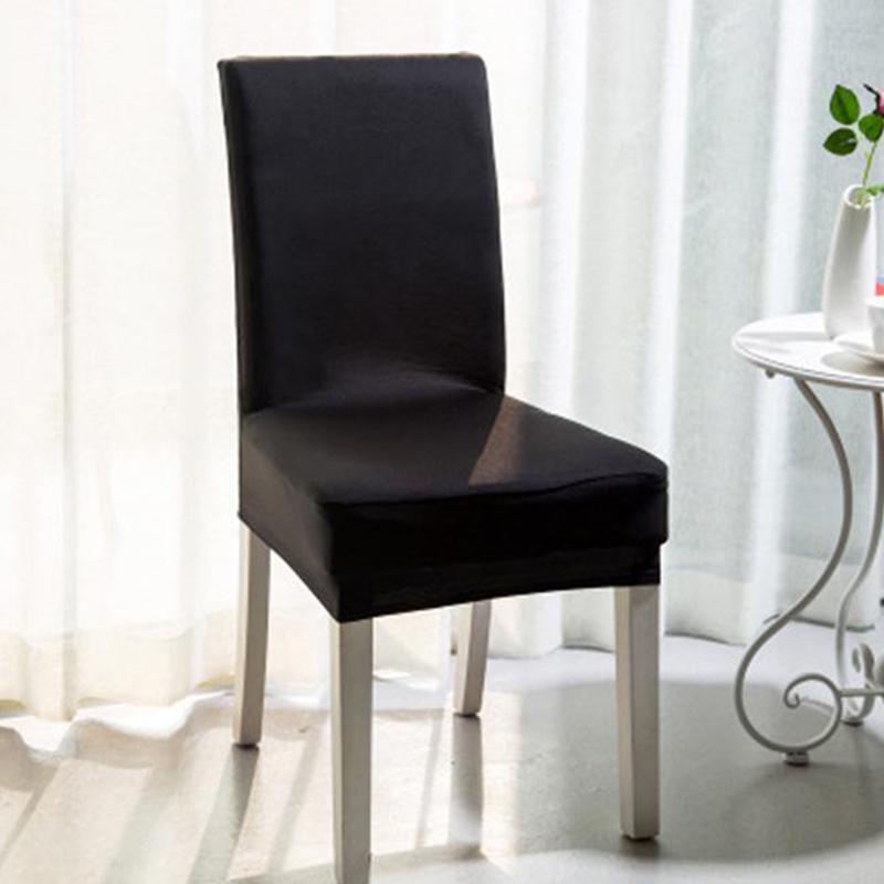 Solid Color Stretch Chair Cover Furniture Living Room Accessorie Decoration