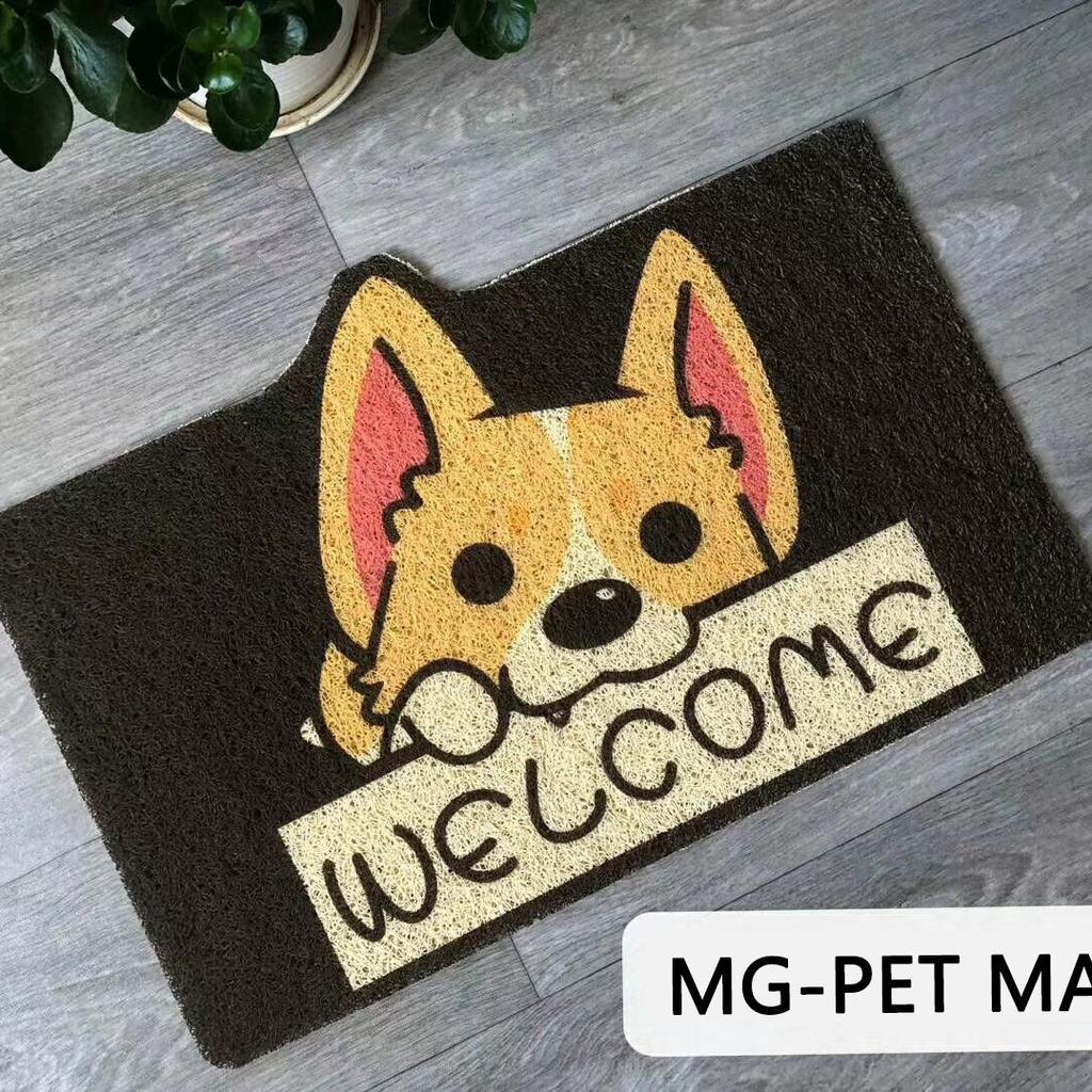 Cartoon Welcome Entrance Doormats Carpets Rugs for Home Bath Living Room Floor Stair Kitchen Hallway Non-Slip Cat Dog Pet Gamer