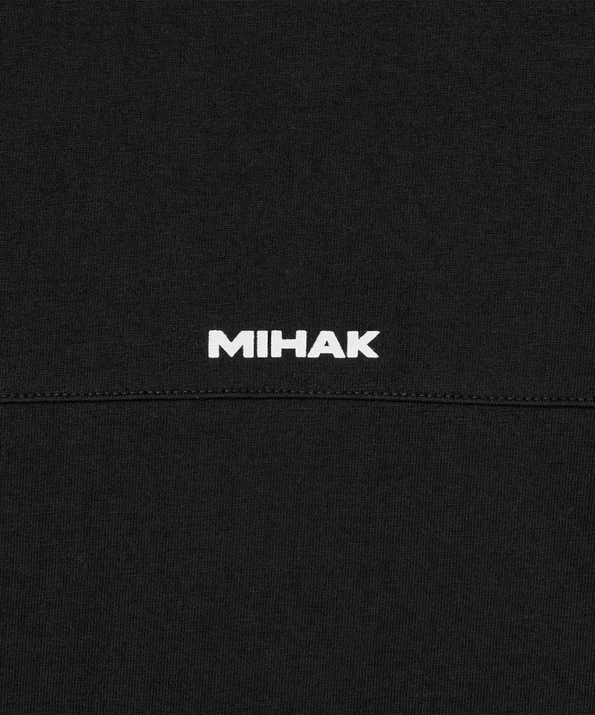 Mihag Sports Emblem Oversized T-Shirt (Black)