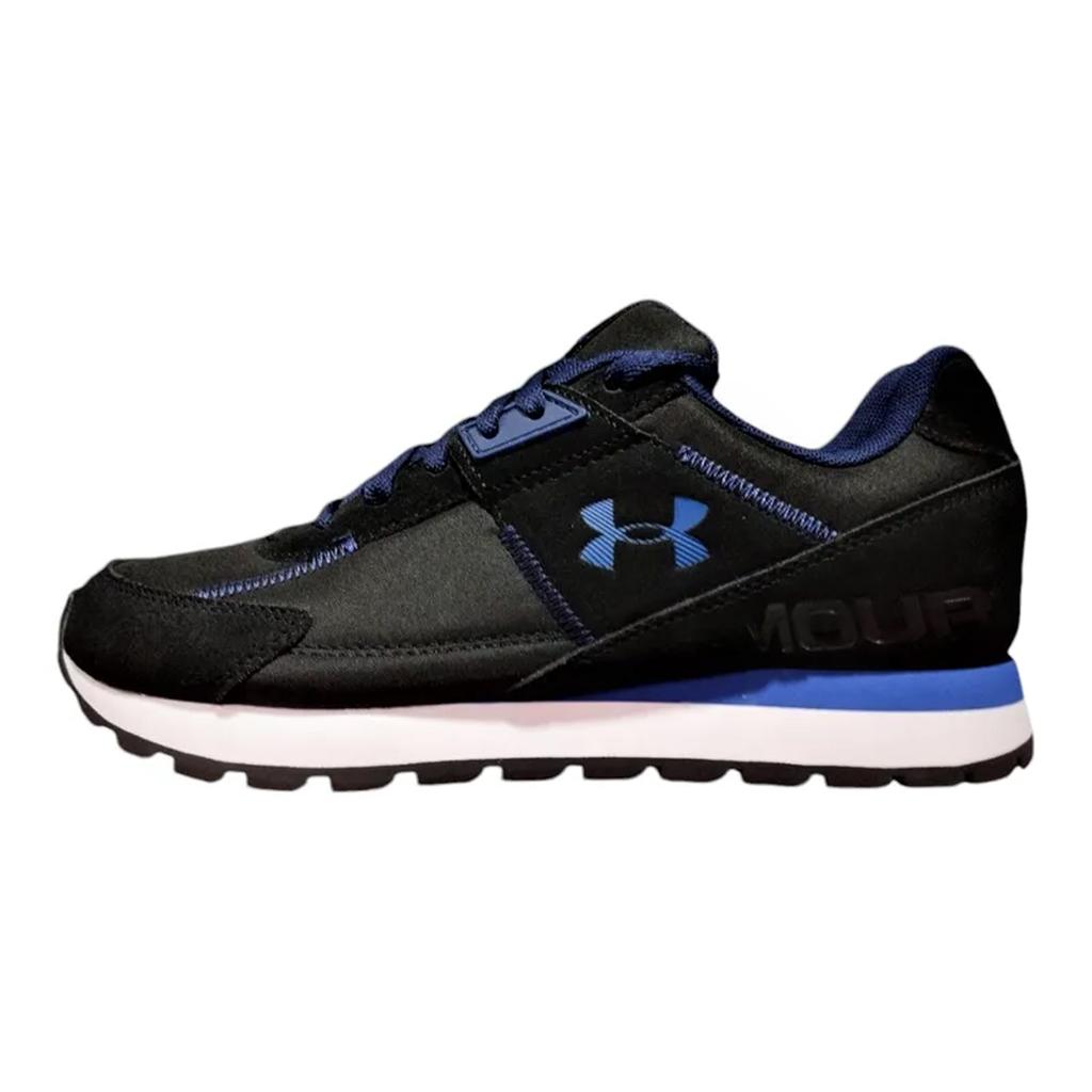 Under Armour Essential Comfortable Simple Atmospheric Wrap Low-Top Casual Shoes Men Sneaker Black 3028408-002