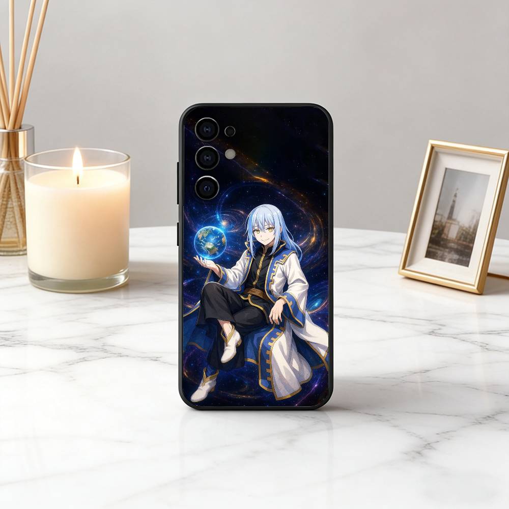 Slime Anime R-Rimuru SRT T-Tempest Phone Case For Samsung S25,S24,S21,S22,S23,S30,Ultra,S20,Plus,Fe,Lite,Note,10,Black Cover