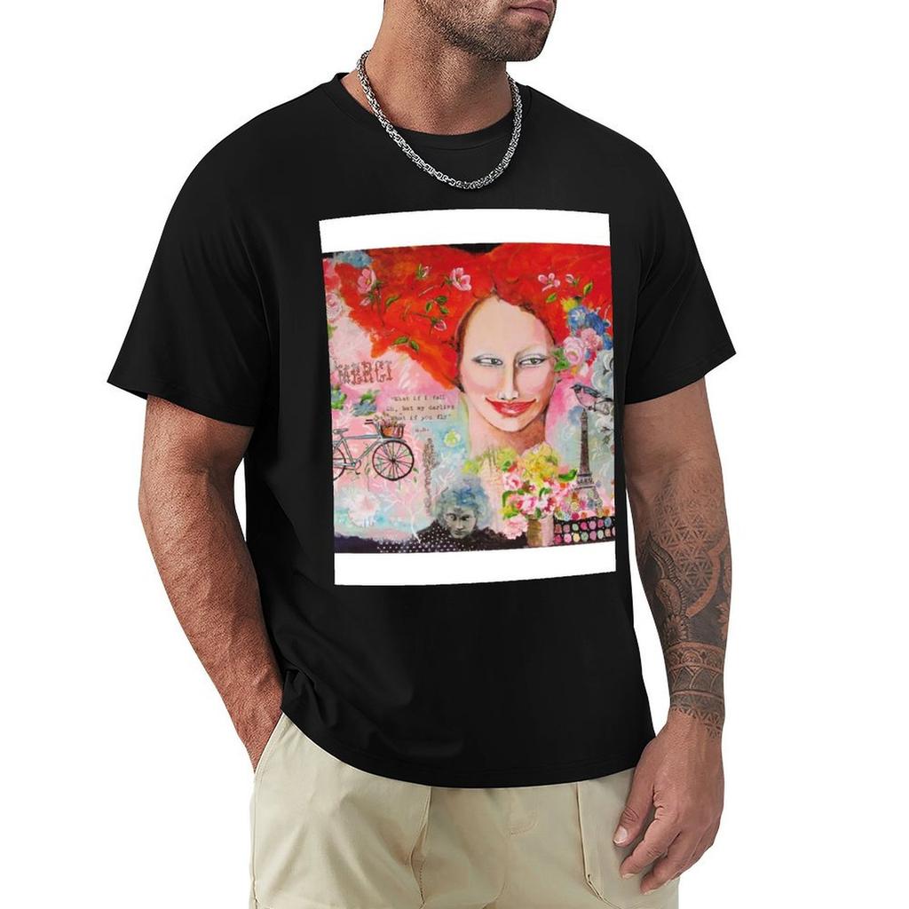French Girl Tshirt Plus Size Street Style Tee