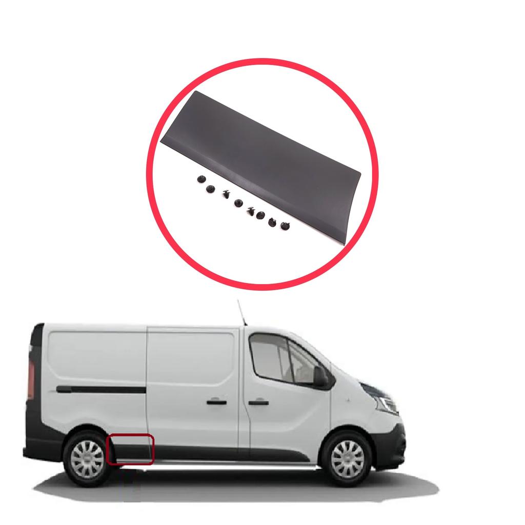 ESP1213-2 Rear Right Side Moulding Panel for Renault Trafic MK3 Fiat Talento Opel Vivaro B Nissan NV300 Primastar 788129036