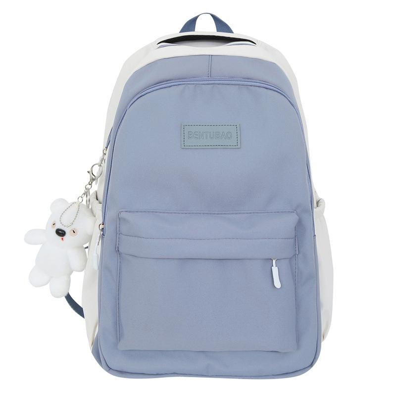 Middle school student schoolbag female junior high school student high school student simple backpack 2025 new summer college student backpack femal
