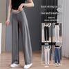 2026 New Thin Ice Silk Wide-Leg Maternity Pants - Summer & Spring