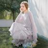 French Style Hollow Knit Two-Piece Dress Set