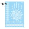 Gentle-On Skin Tattoo White Lace Sticker for Women, Temporary Face Body Fake Decal Arm, Waterproof Wedding Party Festival