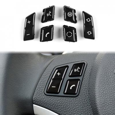 6 Stück Lenkrad-Bedientasten für BMW 3er E90 E92 E93 M3 X1 E84