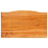Konsolentisch Natur 50,5 x 30 x 75,5 cm Massives Mahagoni-Holz