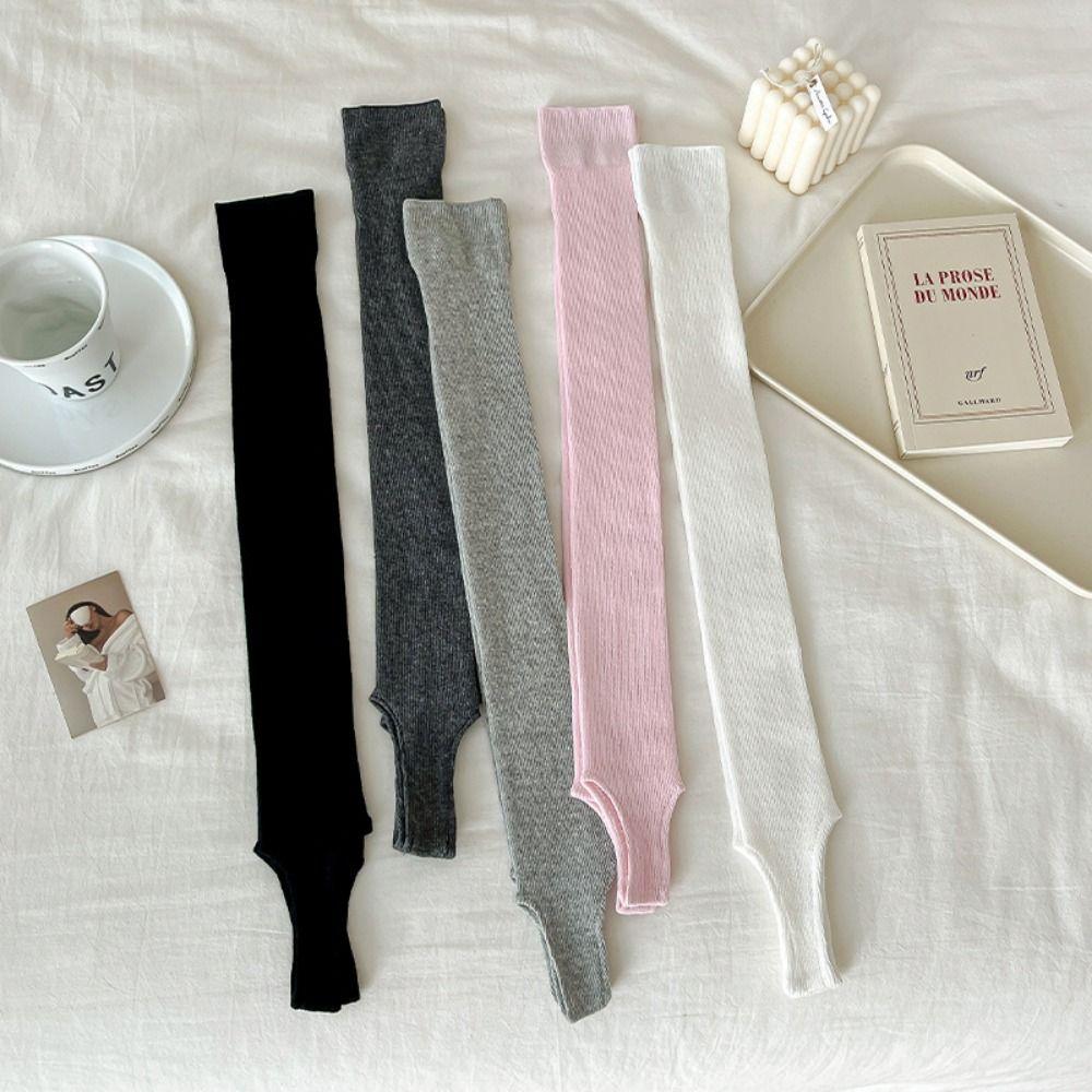 Vertical Stripes JK Stockings Ballet Style Stacking Socks Ins Calf Socks Air-conditioned Room