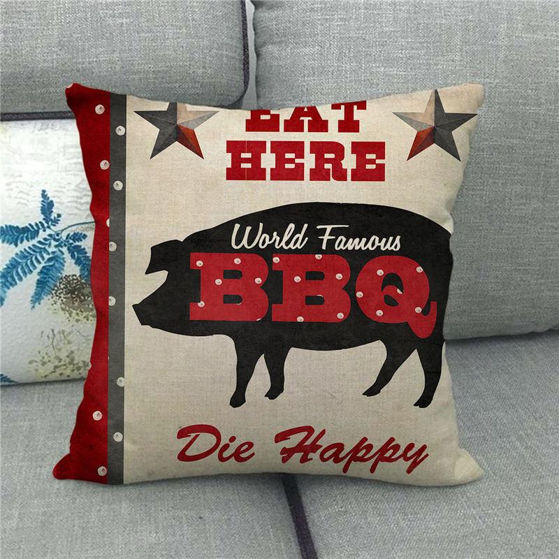 Farm Animals: Cows Sheep Pigs Chickens Digital Printing Short Plush Pillow Covers For Car Sofa Office Cushion Cover Home Goods