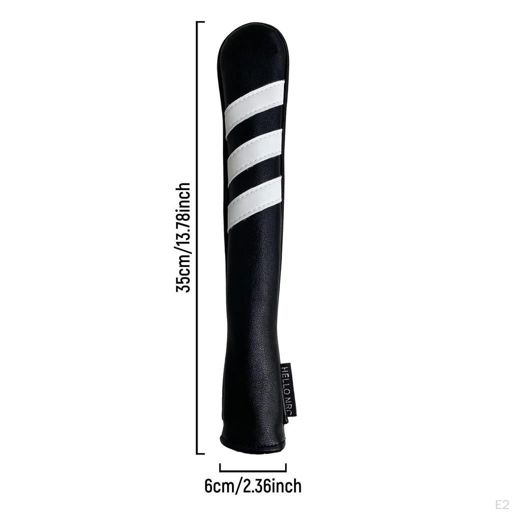 Kryt na alignment tyče Pouzdro na golfové hole Držák s krytem hlavy z PU kůže Tréninkové hole